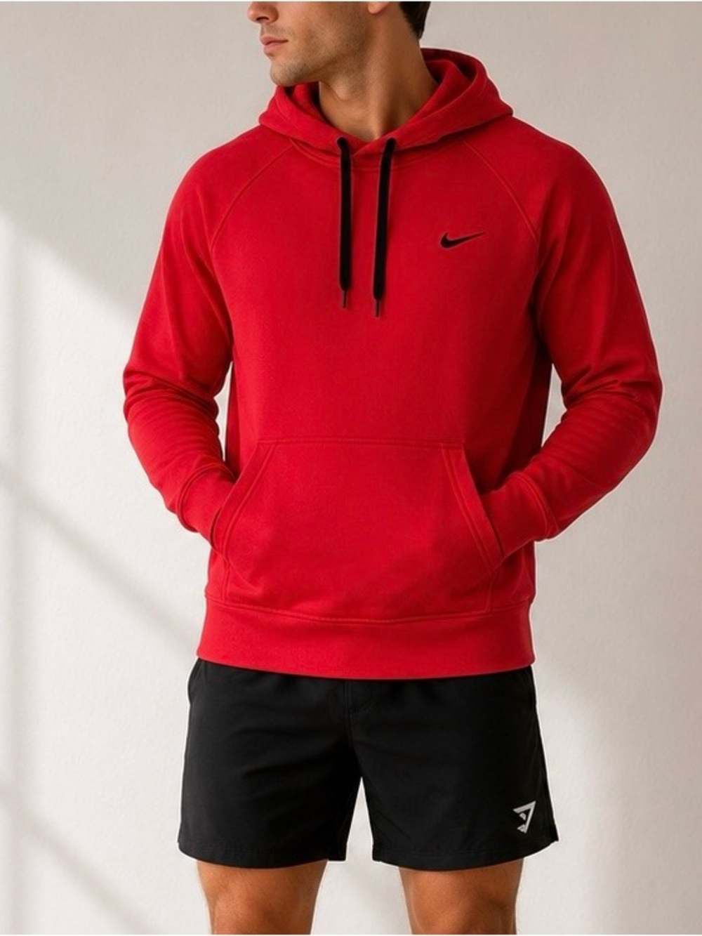 Nike Therma-FIT Red Pullover Hoodie Size M
